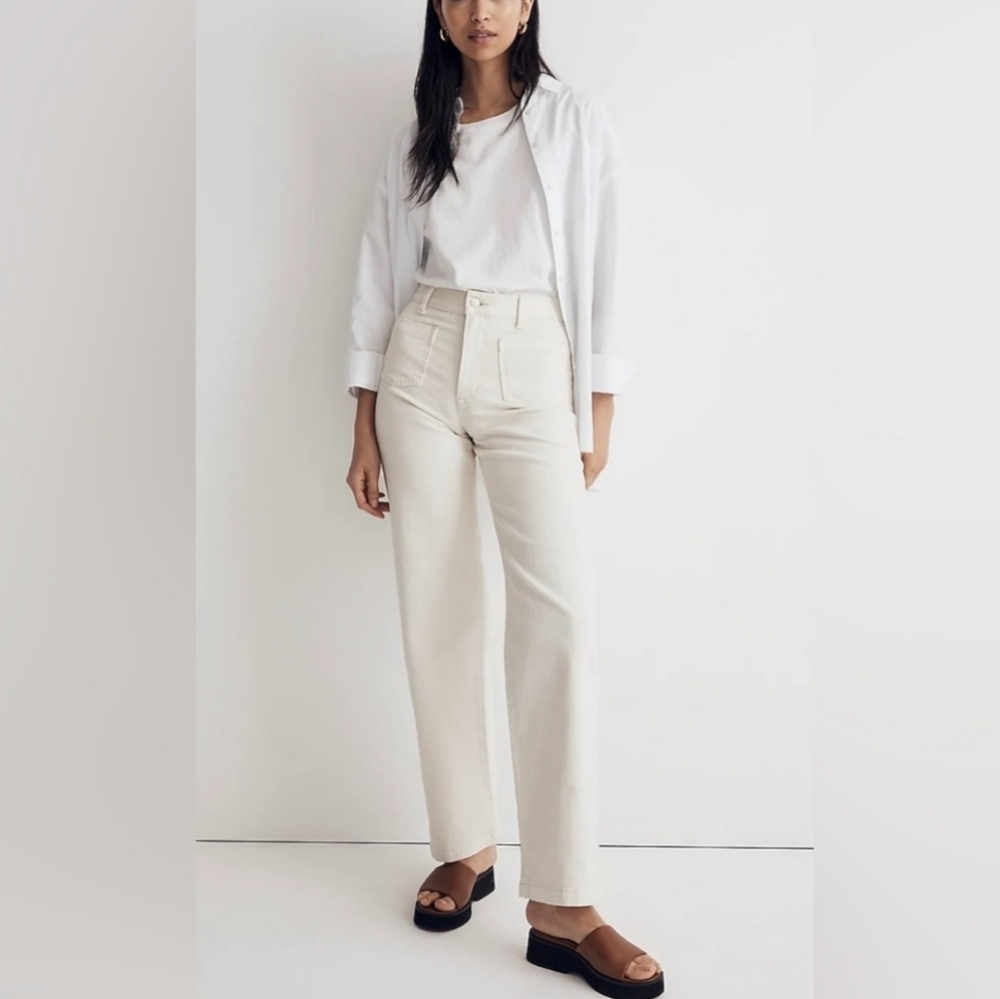 Madewell The Perfect Vintage Wide-Leg Crop Jean